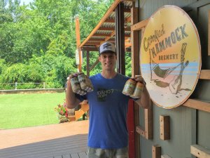 Jon Schorah brewer and brand development manager at Crooked Hammock Brewing