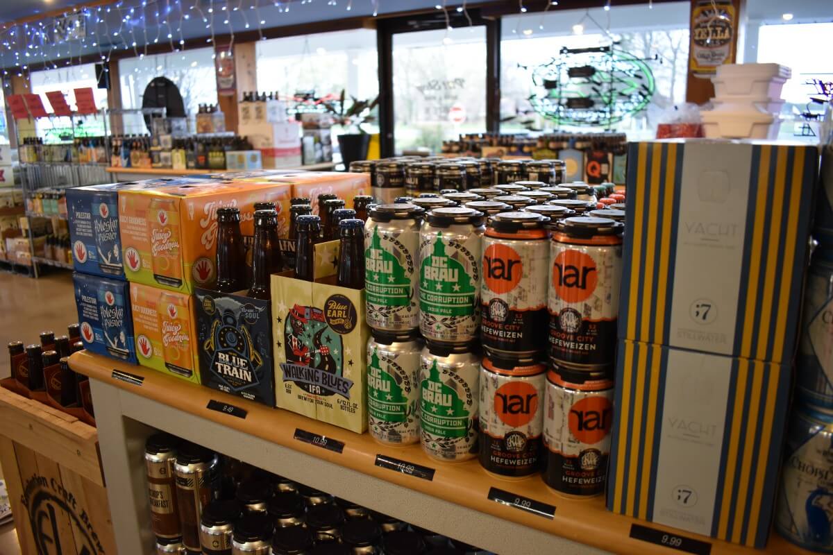 Pitt Stop beer selection