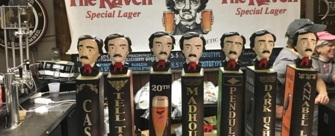 RavenBeer tap handles