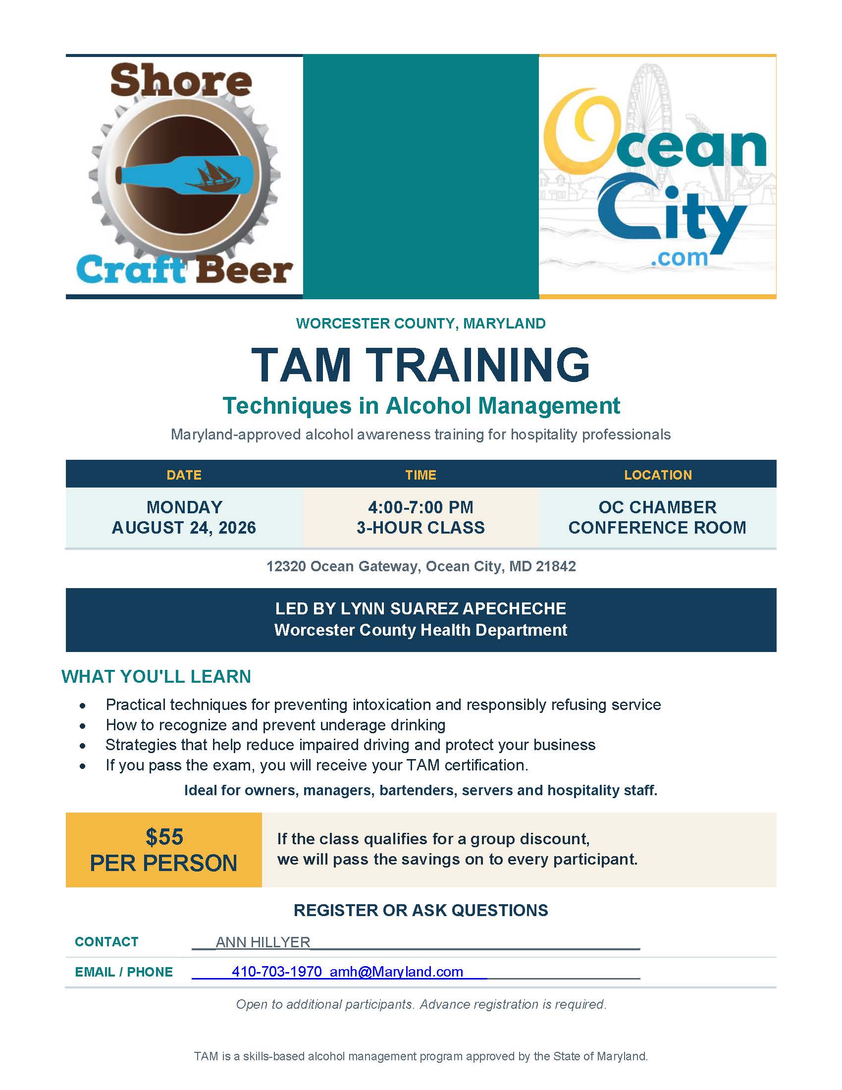 TAM_Training_Flyer_August